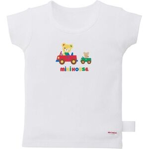 Miki House Pureveil Pucchi Flys Short Sleeve T-shirt 100 3T Bear Japan NEW